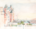 StoreGal/store/Watercolor/_thb_Frontenac Castle Quebec 14x11.jpg